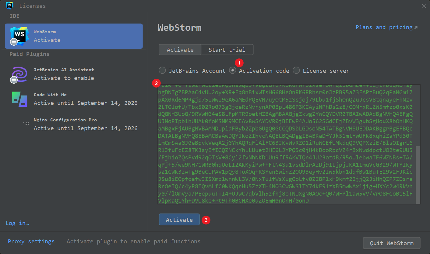 JetBrains产品全版本激活补丁使用教程(超详细)